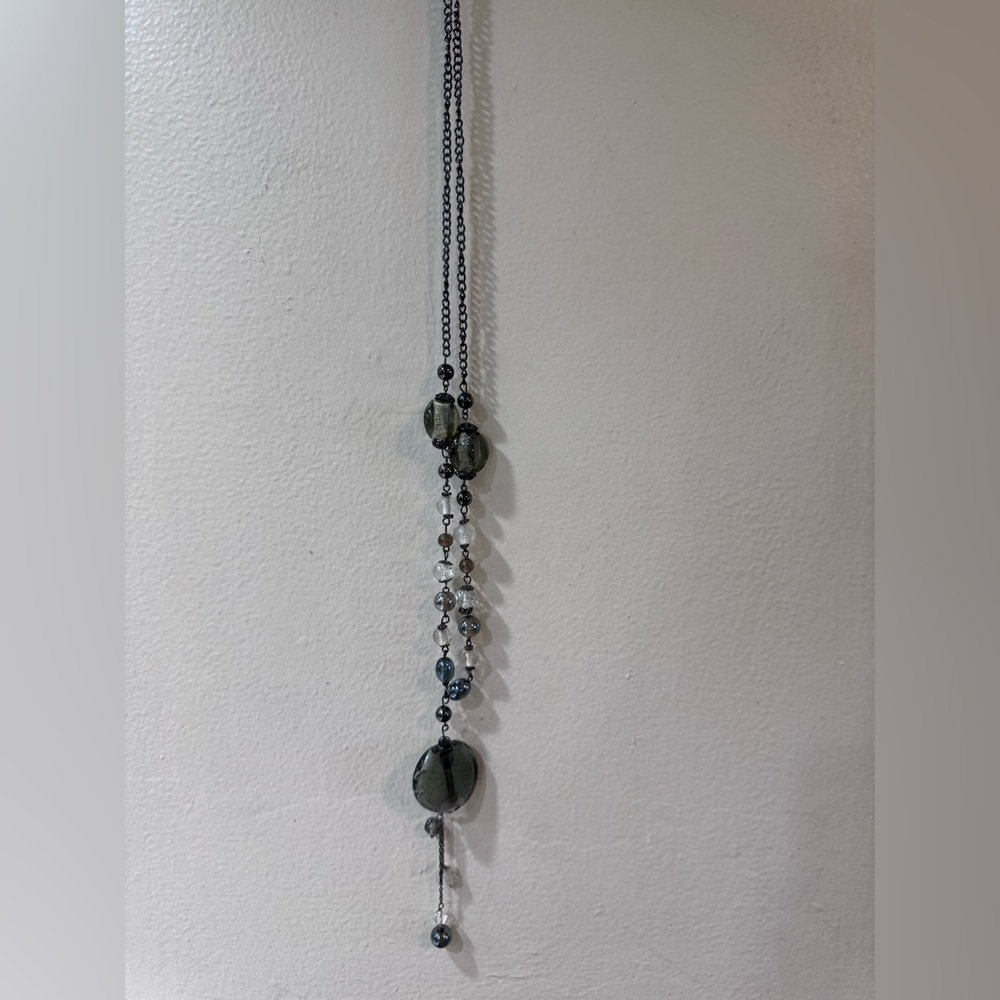 Stunning Green moss agate necklace